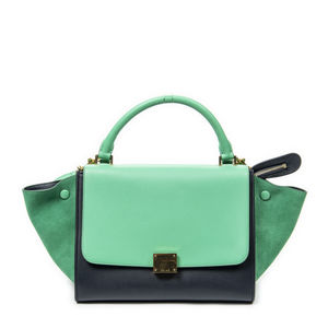 Celine Small Bicolor Trapeze